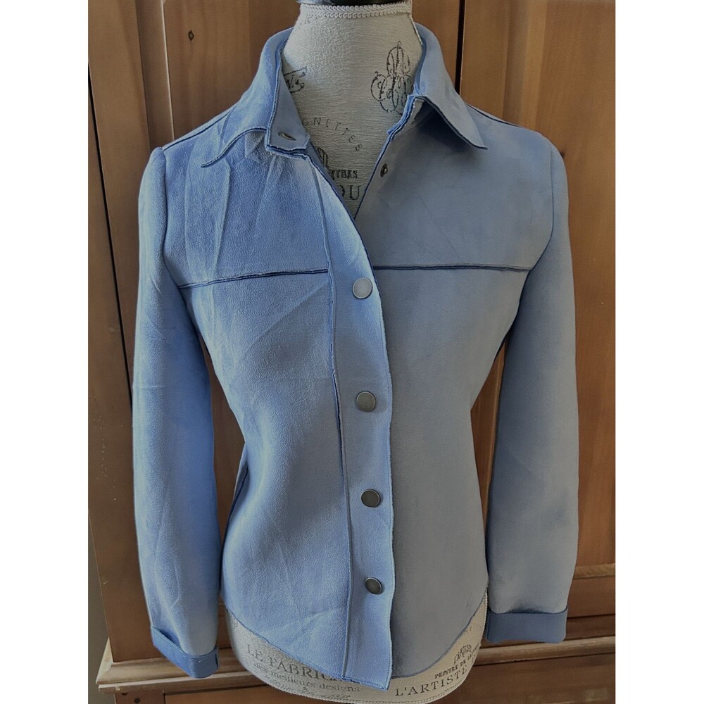 209wst 38 Women BNWT Faux Suede Jacket Shacket Sz XS Retails $139 + FREE GIFT 🎁